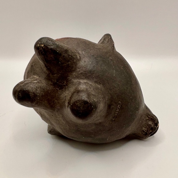 Vintage Handmade Clay Owl Whistle from France - Picture 11 of 11